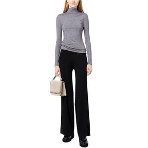 Banana Republic Modal Mock Neck Top in Heather Grey (Wardrobe Essential)